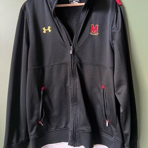 Under Armour Black University of Maryland Zip Up